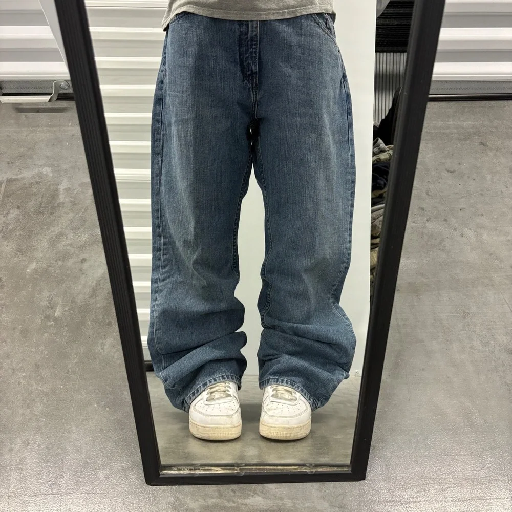 Levi's 559 Relaxed Straight Jeans Mens 38x30 Medium Wash Blue Denim 00559-0179